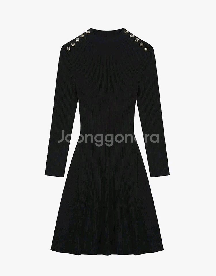 maje 골지니트 원피스 38--3