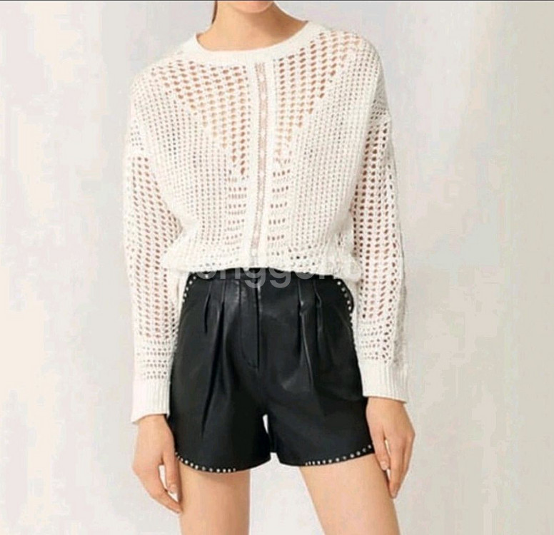 maje 크로쉐 니트(사이즈3)--0