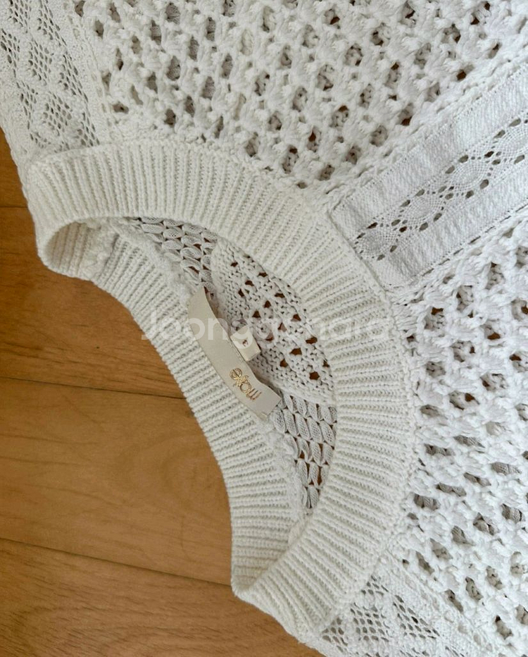 maje 크로쉐 니트(사이즈3)--2