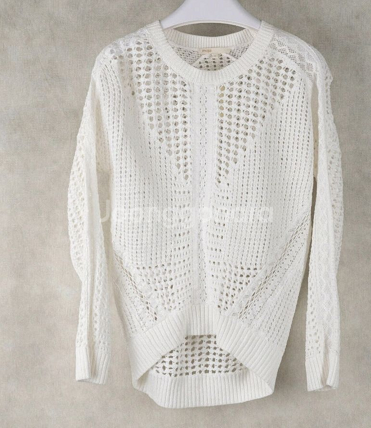 maje 크로쉐 니트(사이즈3)--1
