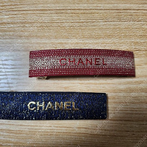 샤넬 리본 헤어핀