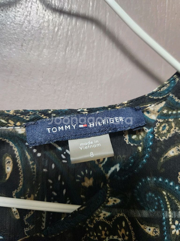 타미 힐피거 페이즐리 롱원피스(사이즈 8)--4