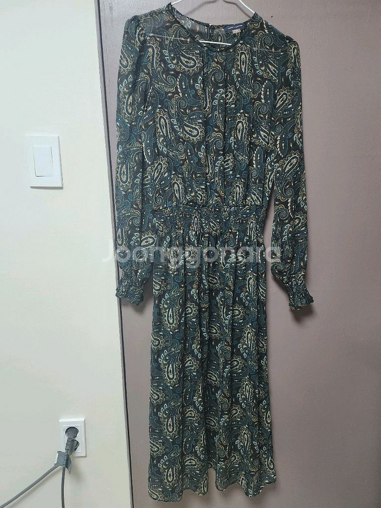 타미 힐피거 페이즐리 롱원피스(사이즈 8)--3