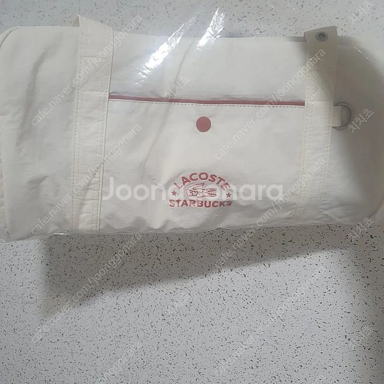 스타벅스 라코스테 멀티플백 아이보리 판매 프리퀀시 가방--2