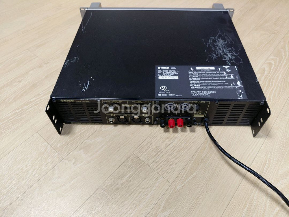 야마하 앰프 800w 믹서앰프내장형 스피커 셋트--1