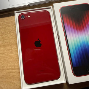 아이폰SE3 레드 128GB 풀박스