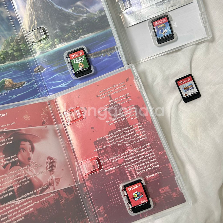 닌텐도 스위치 게임칩 (소닉/별의커비)--1