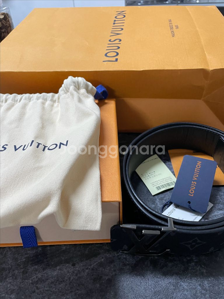 (급처) 루이비통 모노그램 이클립스 벨트--1