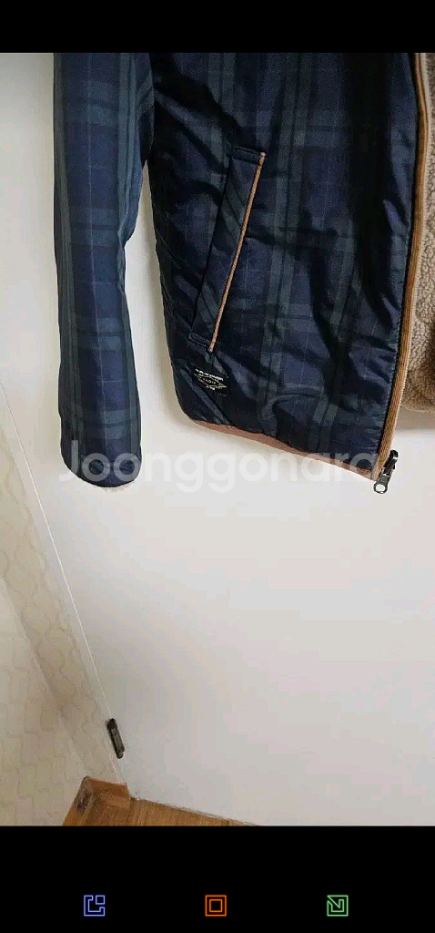 헤지스 키즈 리버시블 양면 패딩후리스145.--5