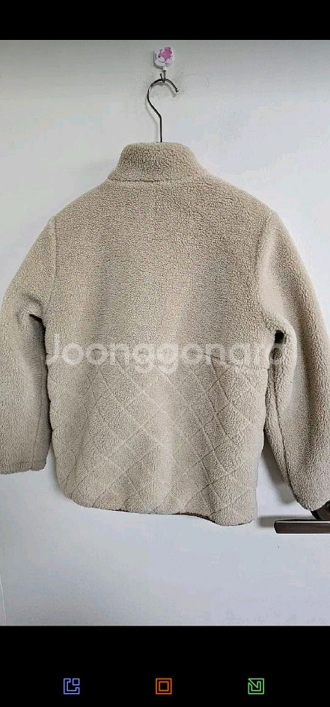 헤지스 키즈 리버시블 양면 패딩후리스145.--2