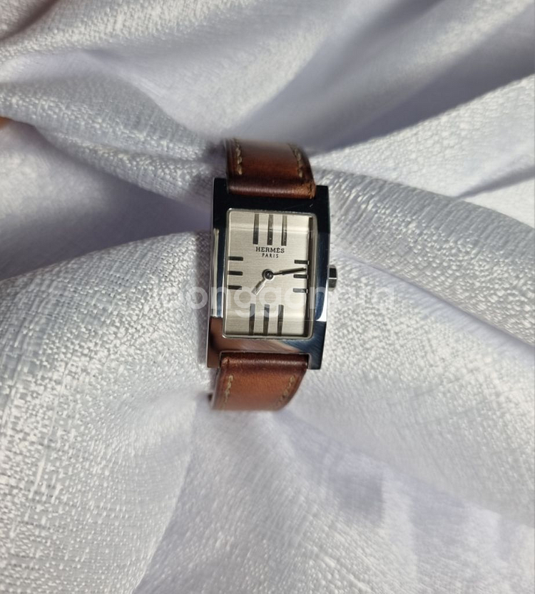 에르메스 탱크 텐덤 3D글라스 여성용 쿼츠시계--0