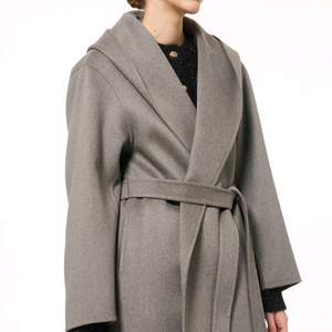 한섬 타임 캐시미어 블렌드 핸드메이드 코트