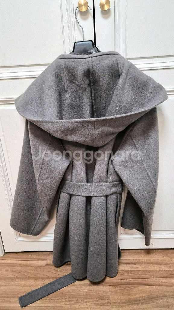 한섬 타임 캐시미어 블렌드 핸드메이드 코트--2