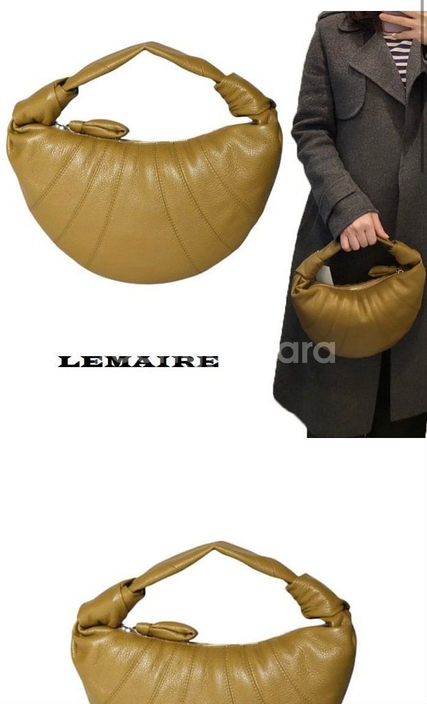 르메르 범백 크로와상 포춘백 미니 브론즈카키 가방--0