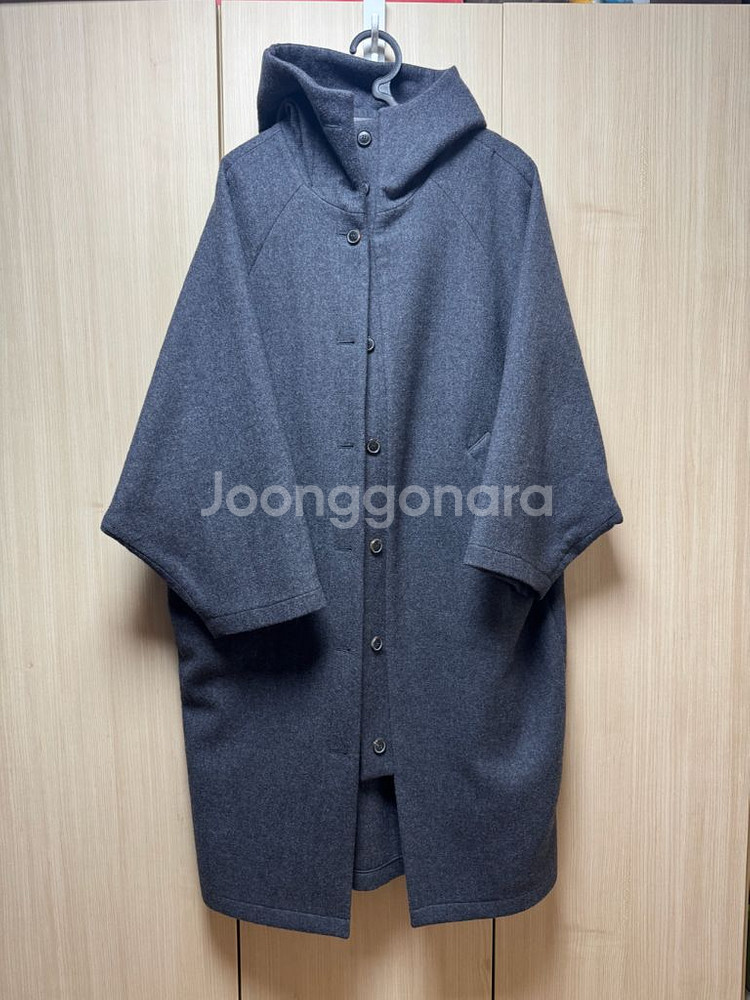 위켄드 런드리 리스트 Hooded wool coat--7