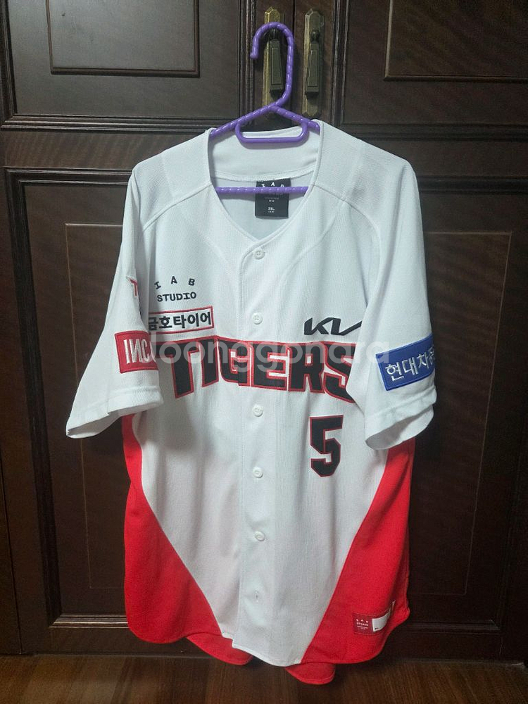 기아타이거즈 어센틱 홈 김도영 유니폼 2XL 110--0