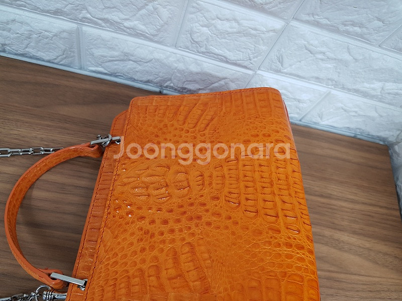 잘모이 토트백 & 크로스백 (천연 악어가죽)--4
