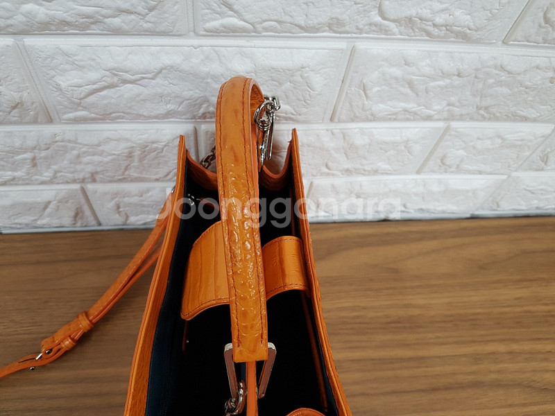 잘모이 토트백 & 크로스백 (천연 악어가죽)--6