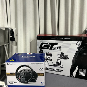 트러스트마스터 T300 RS + 3페달 + 레이싱시트