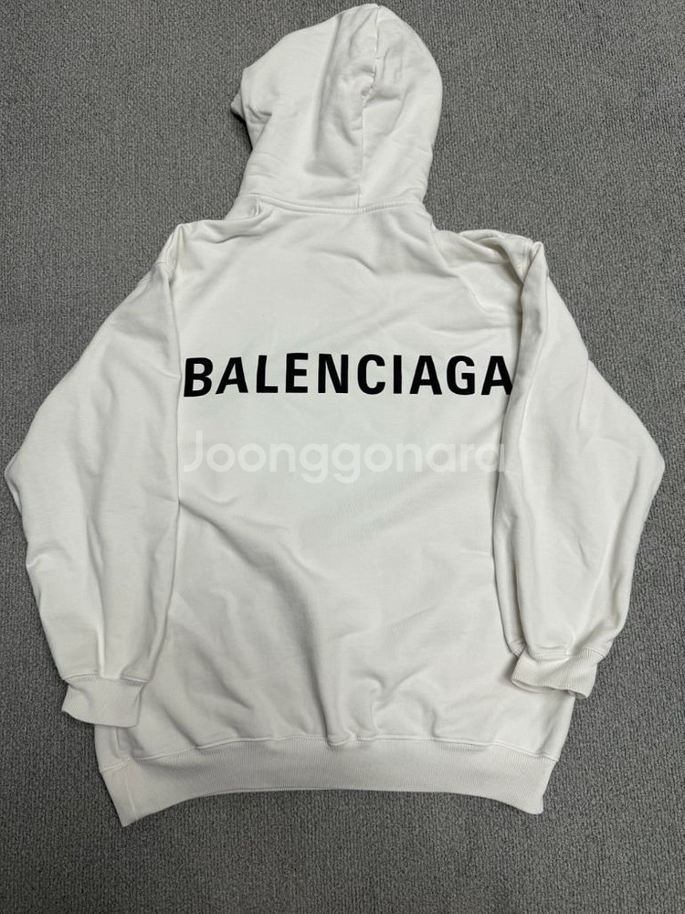 발렌시아가 백로고 후드티(정품)--0