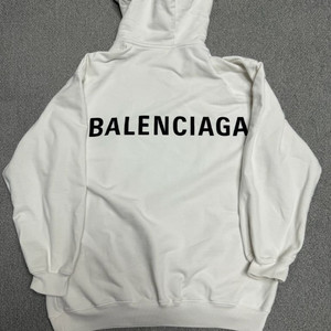 발렌시아가 백로고 후드티(정품)