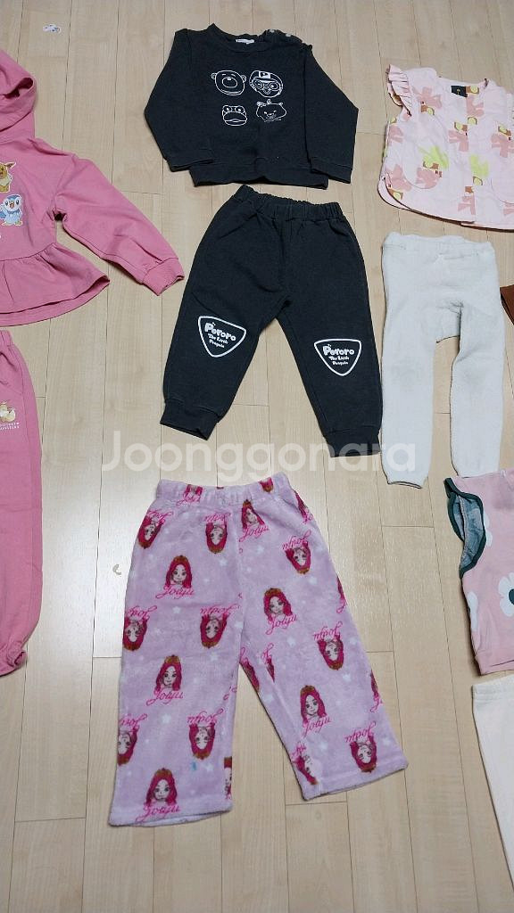 여아100호~110호 포켓몬 모이몰른 패딩 조끼 일괄--2