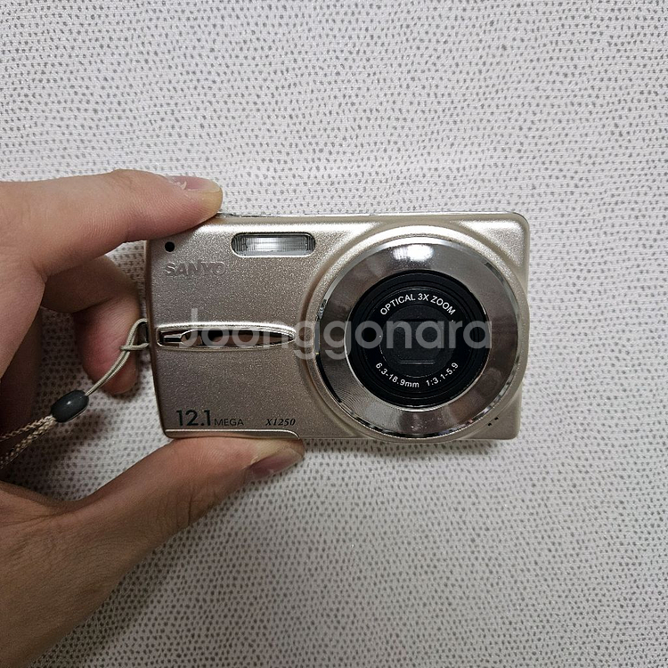 산요 작티 DSC-X1250 디카 샴페인 골드 색상--0