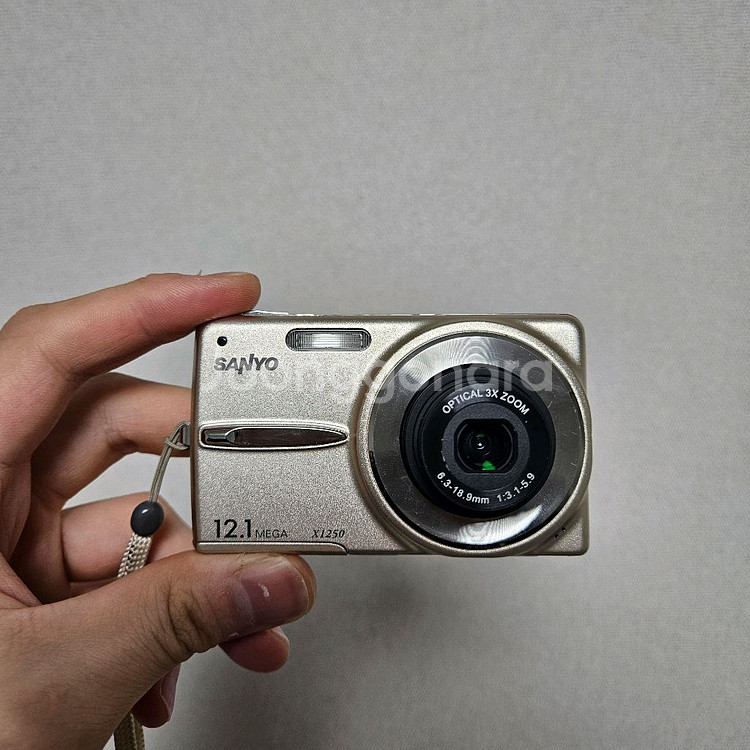 산요 작티 DSC-X1250 디카 샴페인 골드 색상--2