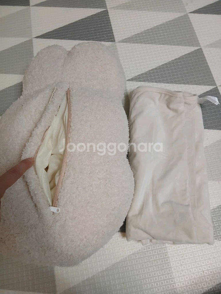 미피 쿠션&담요 미사용 택배포함--1