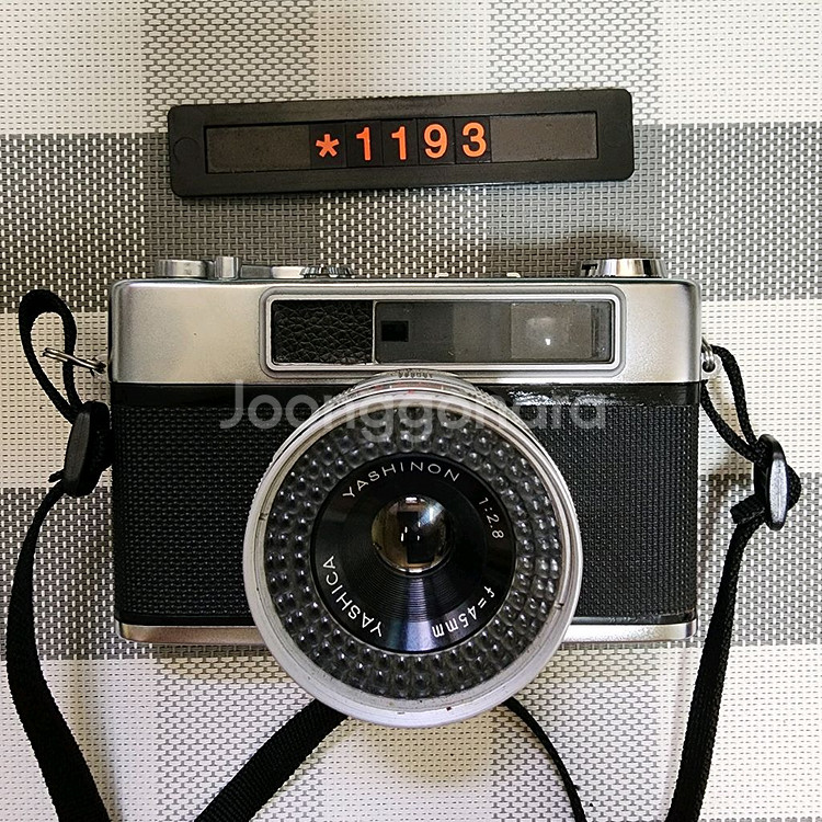 야시카 필름카메라 실버바디--0