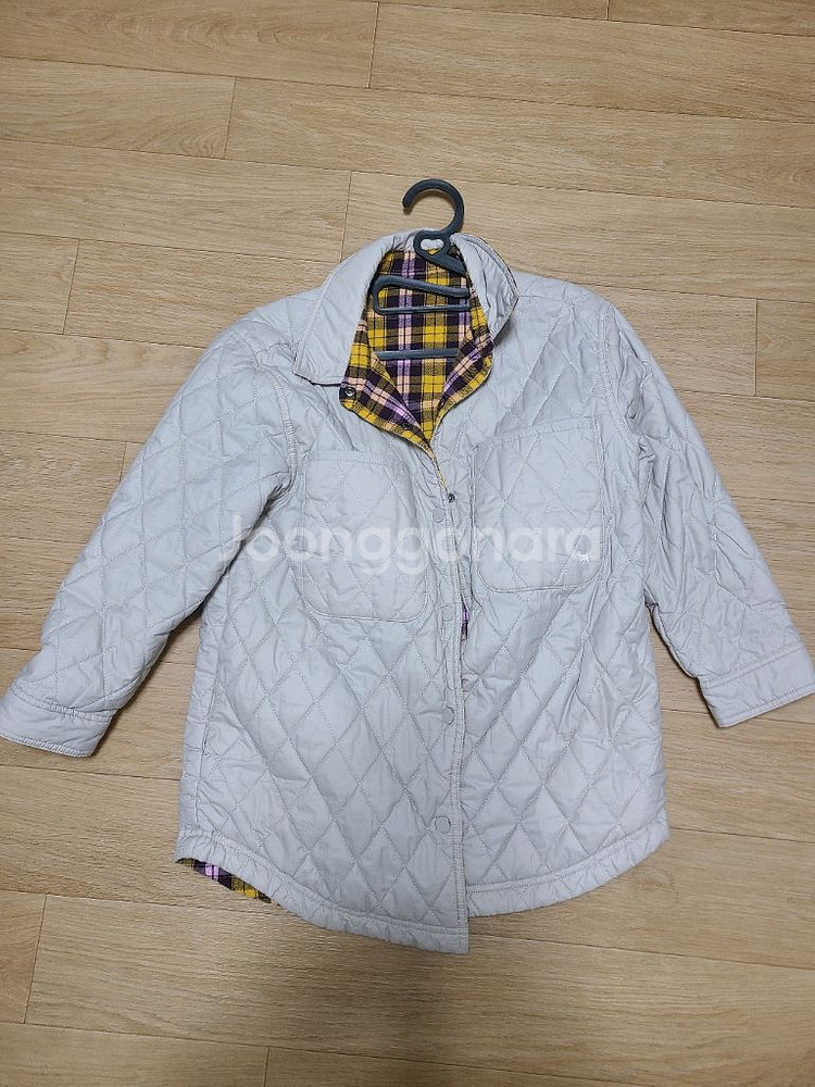 블루독키즈 리버시블 양면점퍼. 셔츠자켓 140사이즈.--0