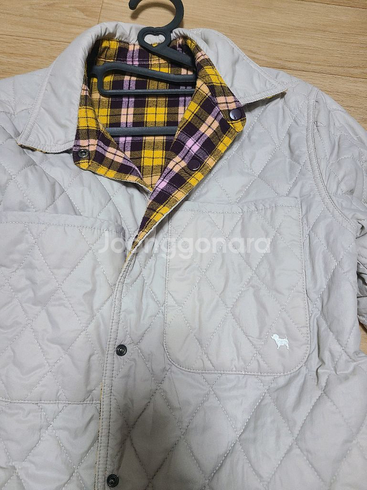 블루독키즈 리버시블 양면점퍼. 셔츠자켓 140사이즈.--2