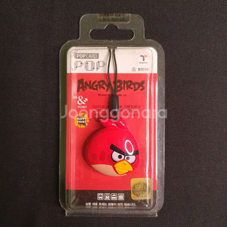 레어템 앵그리버드 팝카드 티머니 (미개봉)--0
