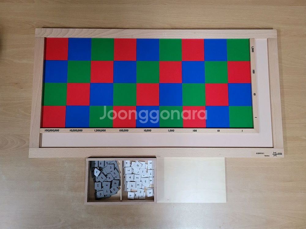 키즈에이원-체커보드와 숫자칩--0