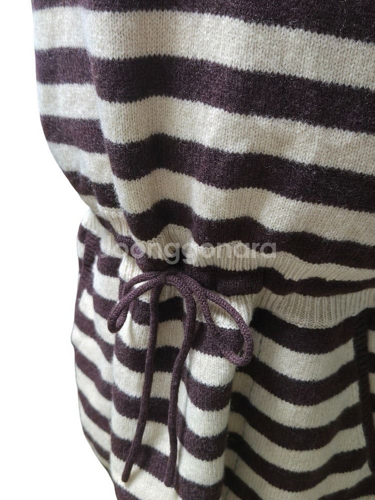 아떼바네사브루노 울 스트랩리스 원피스--2