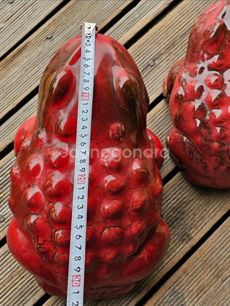 새거 도자기 두꺼비 장식품 2개 세트 개 별 구매가능--5