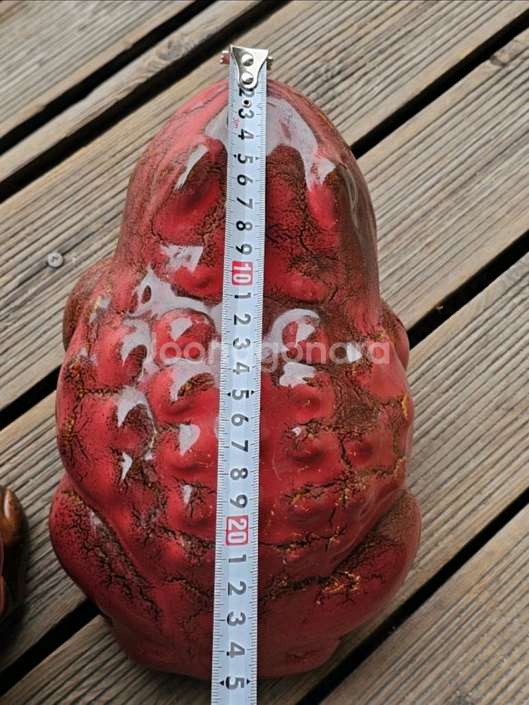 새거 도자기 두꺼비 장식품 2개 세트 개 별 구매가능--6