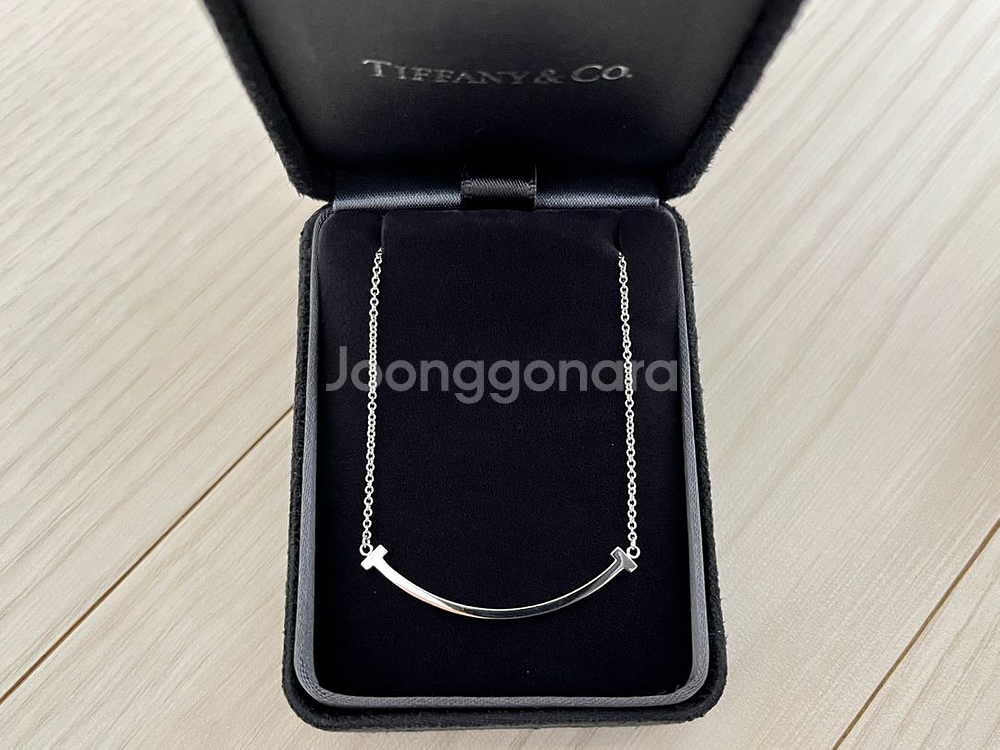 (거래중) 티파니앤코 스마일 펜던트 목걸이--1