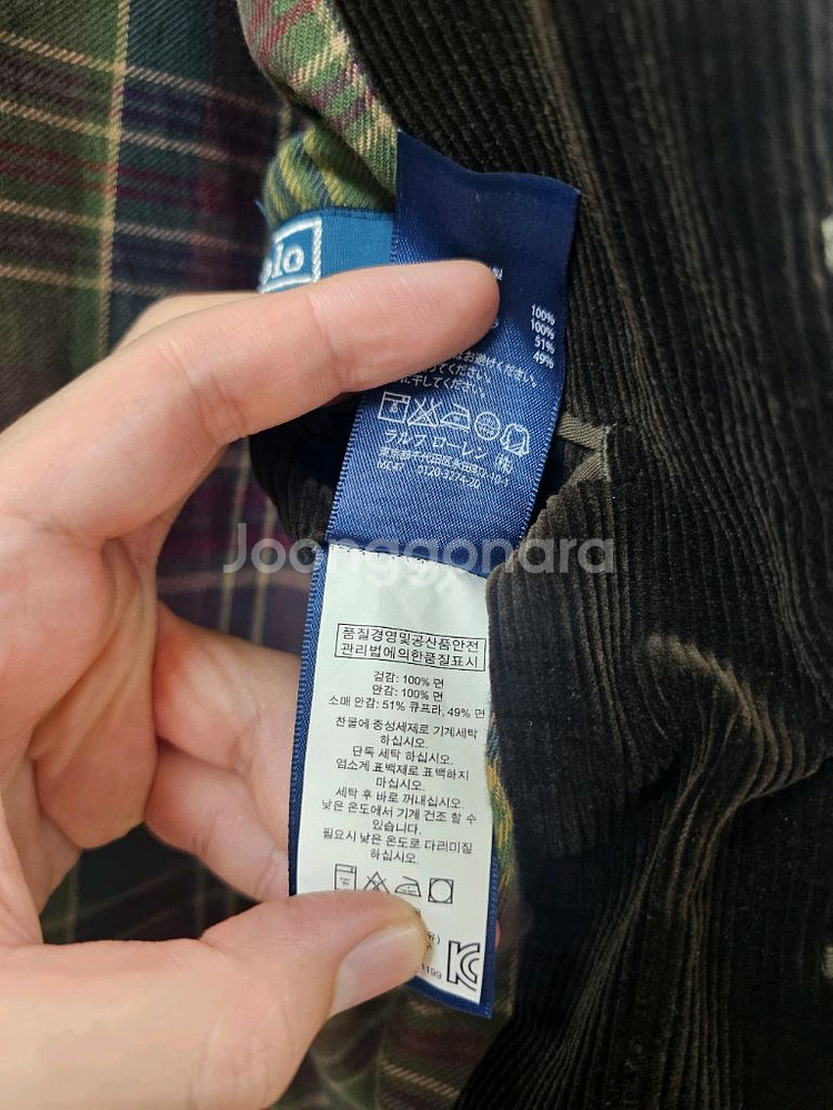 [95]정품 폴로랄프로렌 코듀로이 골덴 헌팅 블레이저--5