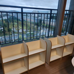 소르니아 멜로우 2단 더블 전면 책장 2개