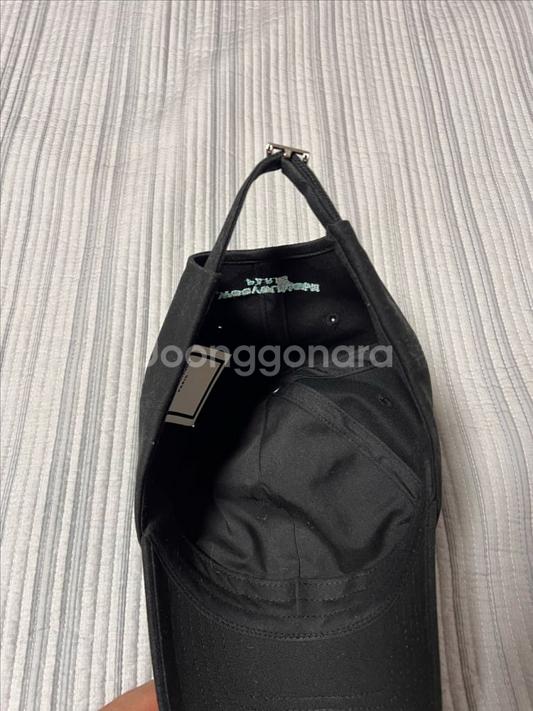 우영미 볼캡 블랙--2