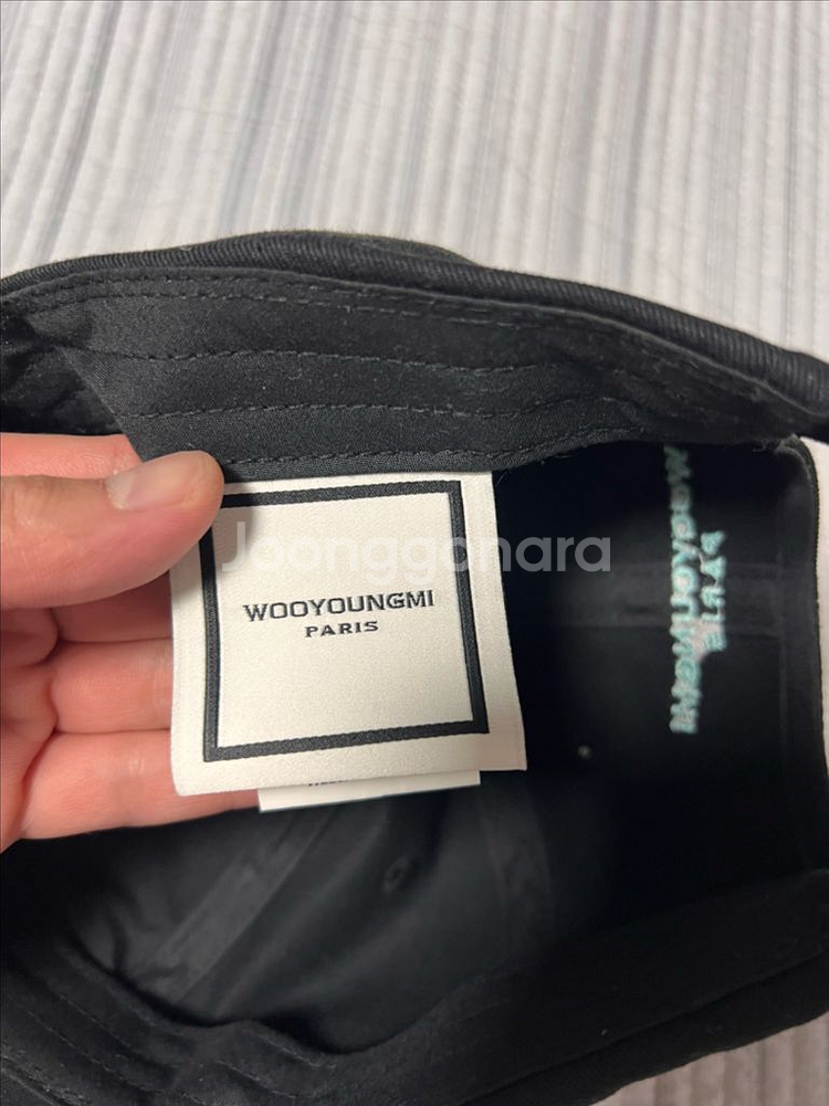 우영미 볼캡 블랙--3