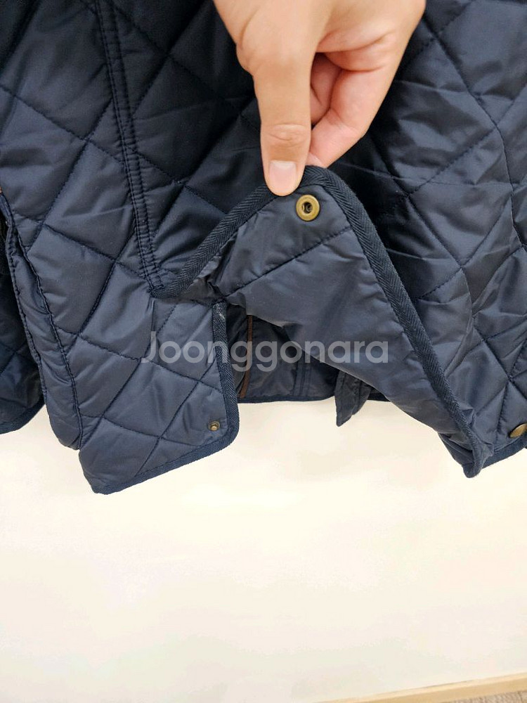 [95]정품 폴로 랄프로렌 캠튼 퀼팅자켓 스웨이드 네이--7