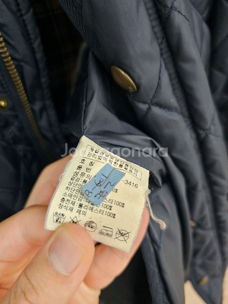 [95]정품 폴로 랄프로렌 캠튼 퀼팅자켓 스웨이드 네이--6