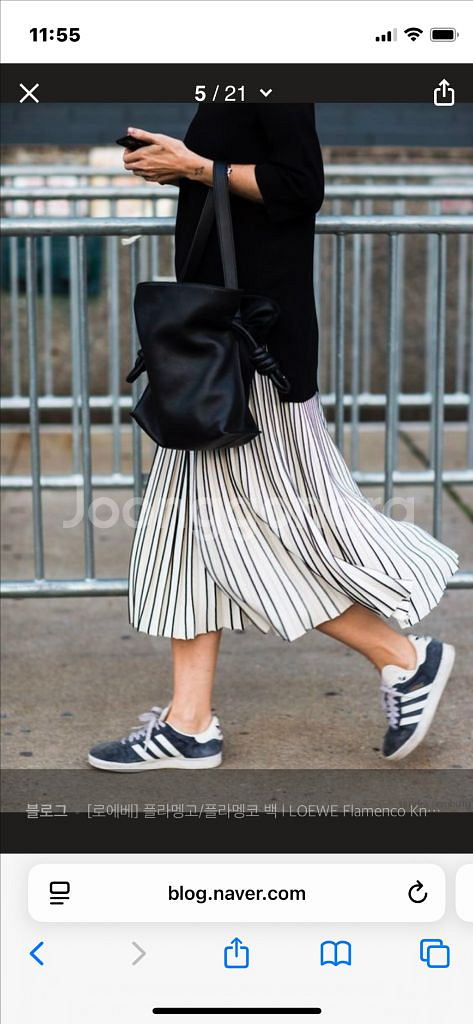 로에베 플라멩코백 미듐--7