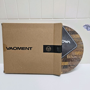 바오먼트 도마 중형 원형 거치대 엔드그레인 플레이팅 트