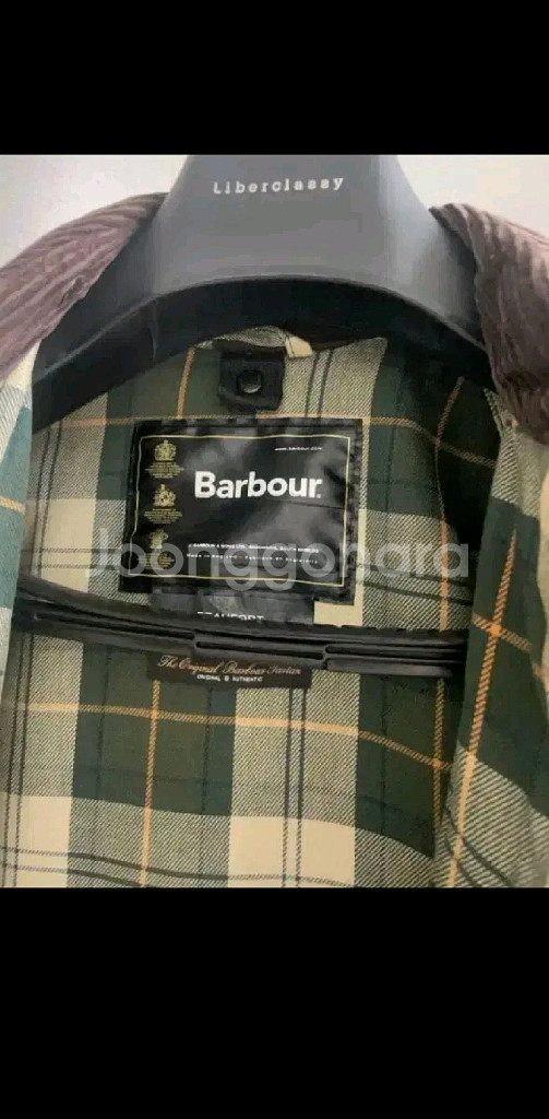 [95]바버 뷰포트 36사이즈 세이지 컬러--2