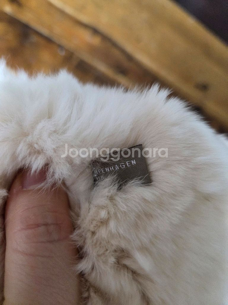 새상품 토끼털 자석 목도리, 머플러--2