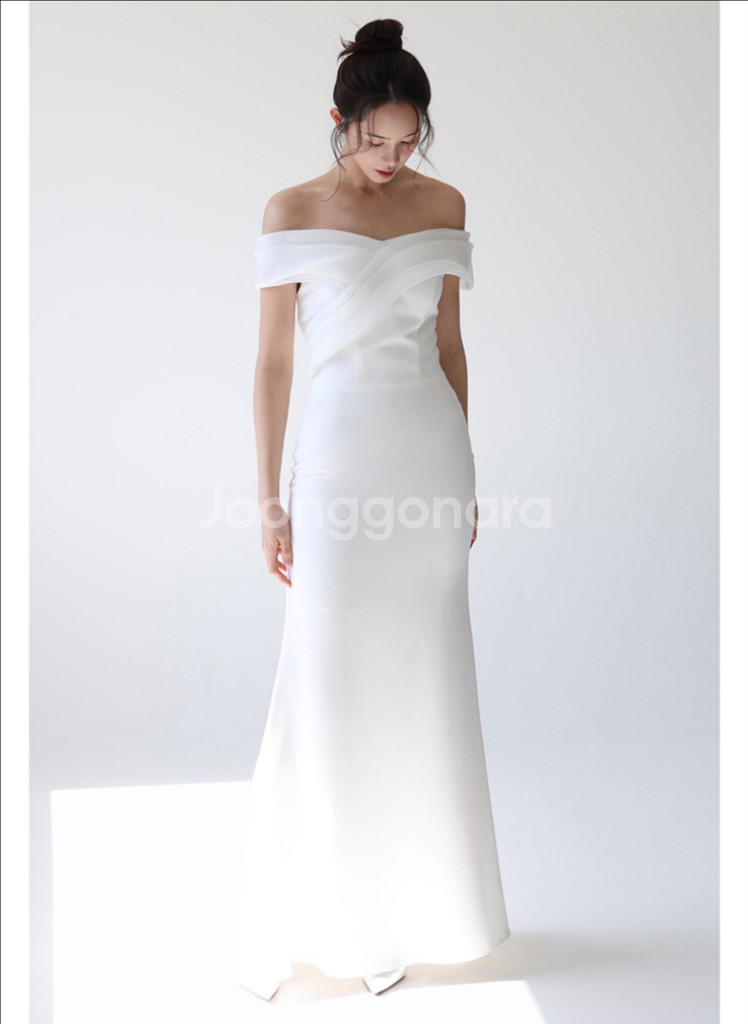 베일즈 머메이드 셀프 웨딩 드레스--0