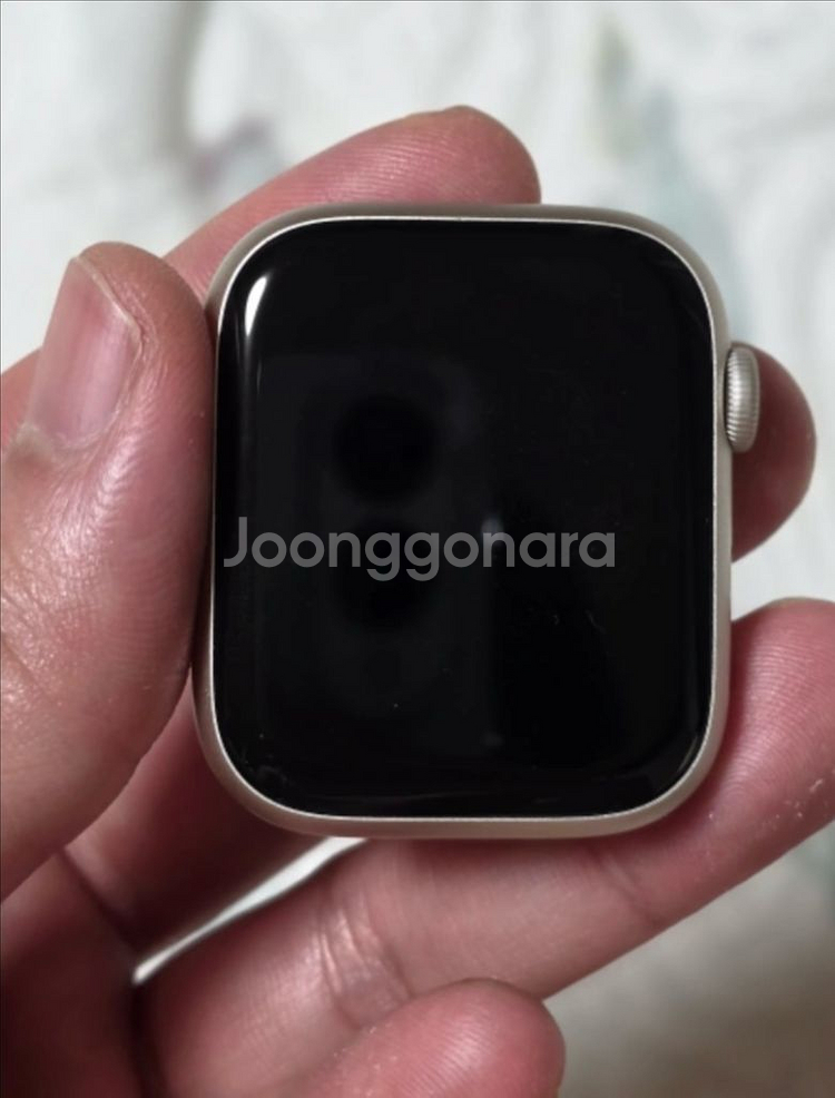 애플워치 시리즈9 45mm 스타라이트 알루미늄--1